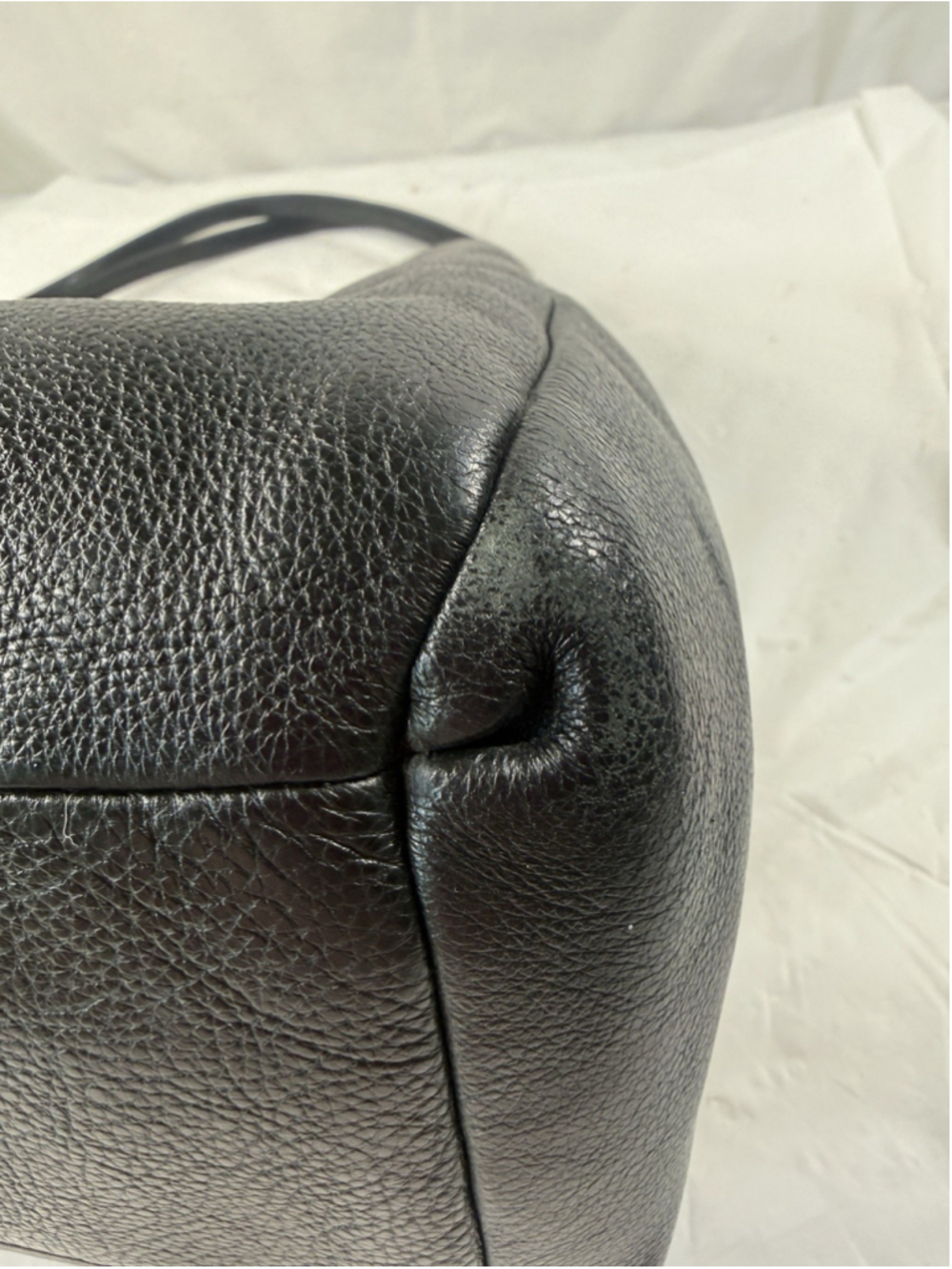 COACH F34291 Madison Phoebe Black Pebbled Leather 3 Compartments Shoulder Bag - Picture 14 of 16